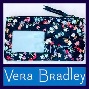 💐BNIP Vera Bradley Ultimate Card Case Scattered Wildflowers💐